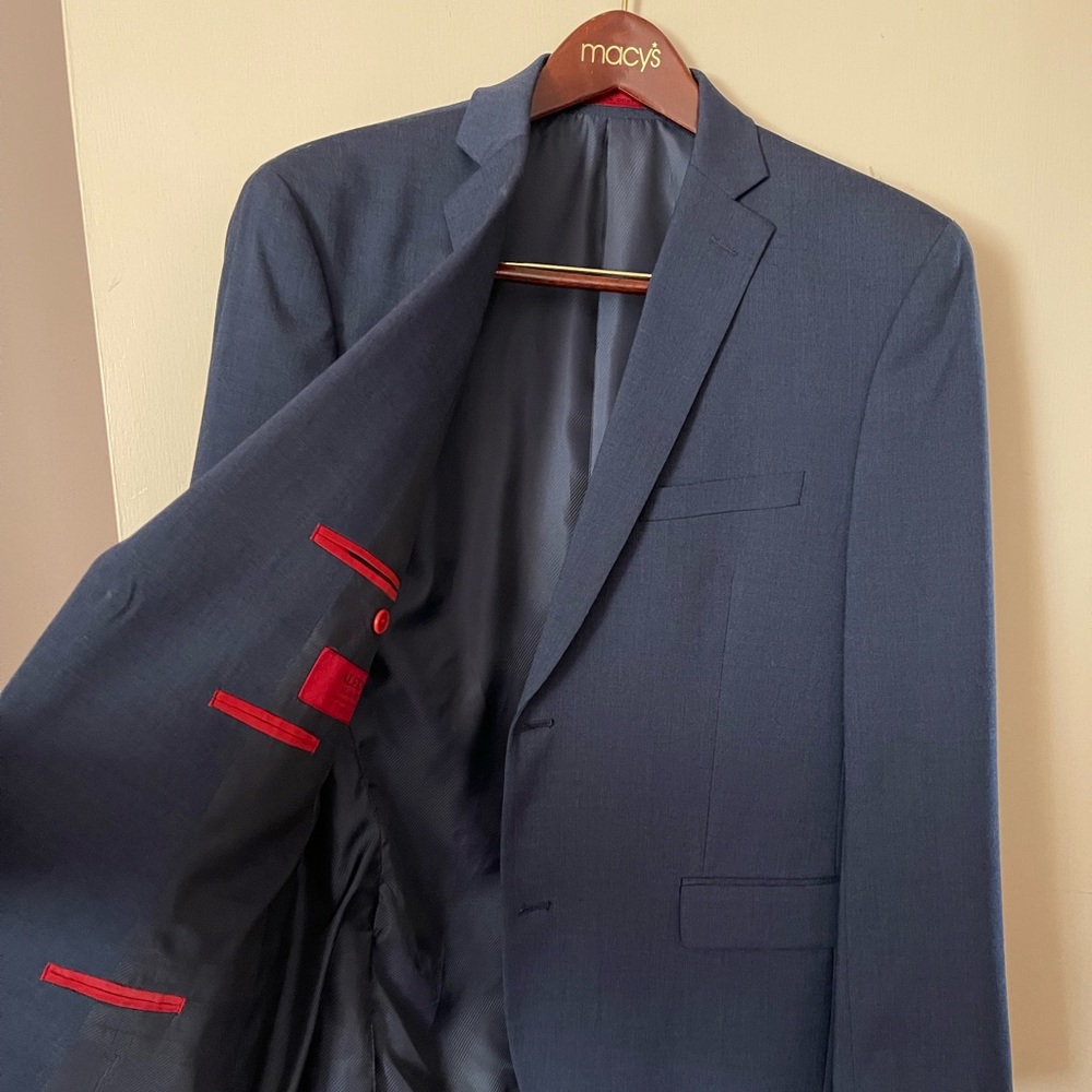 Dark Blue Slim Fit Suit